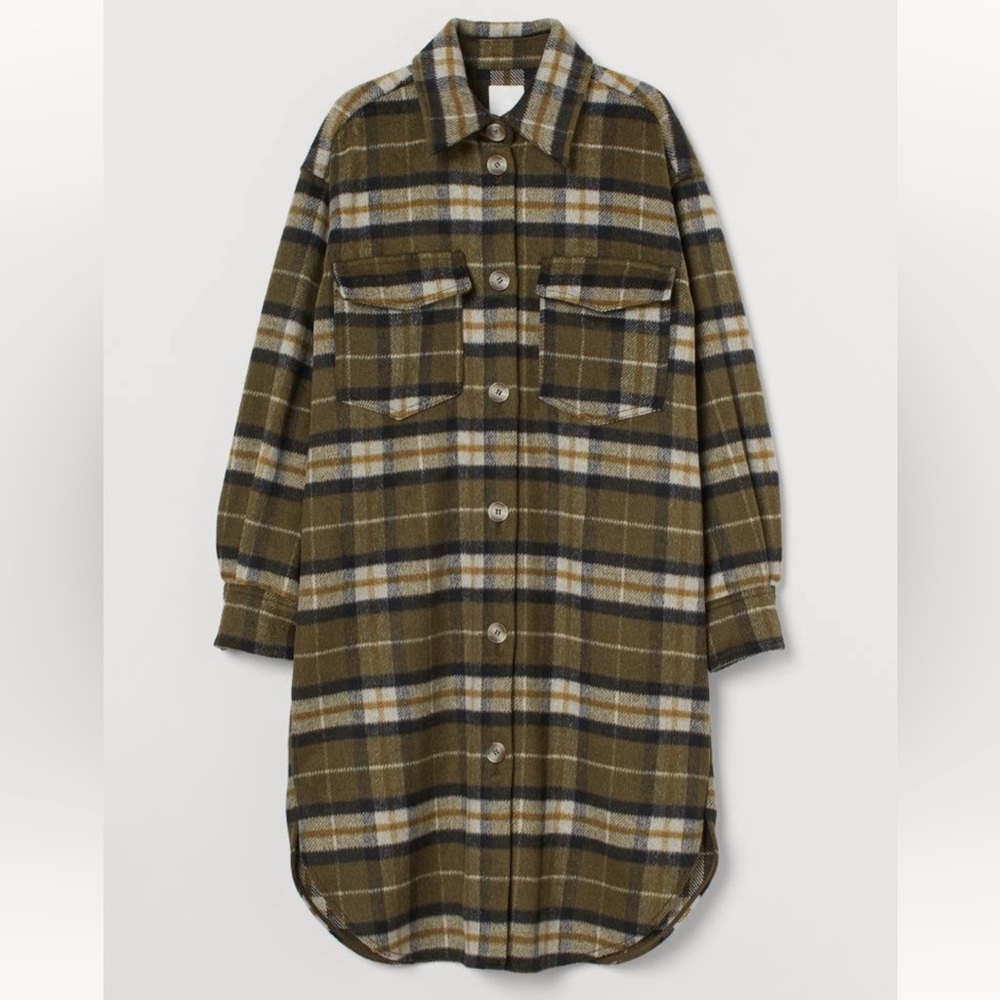 H&M Long Shirt Jacket